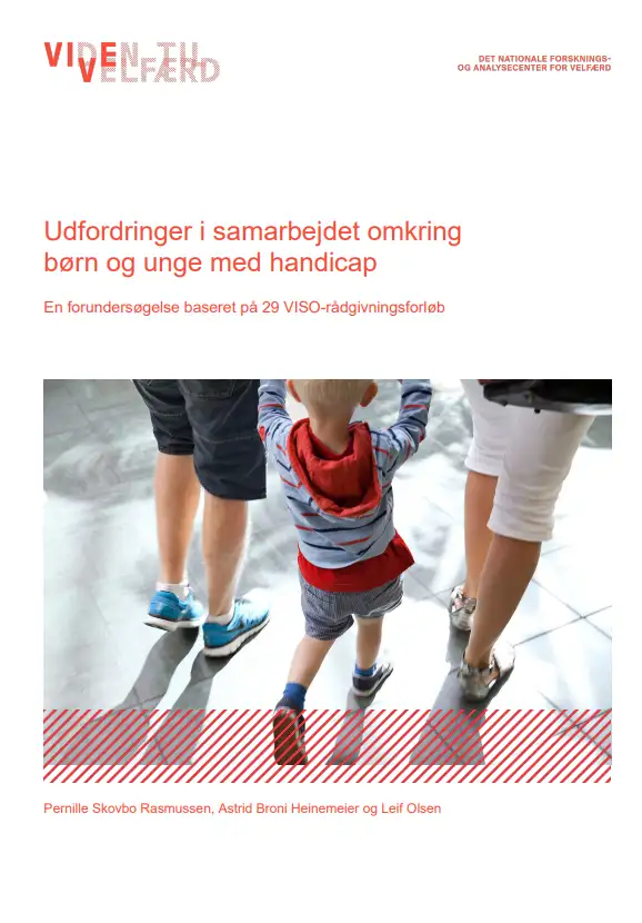 Forside til rapporten om udfordringer i samarbejdet omkring børn og unge med handicap